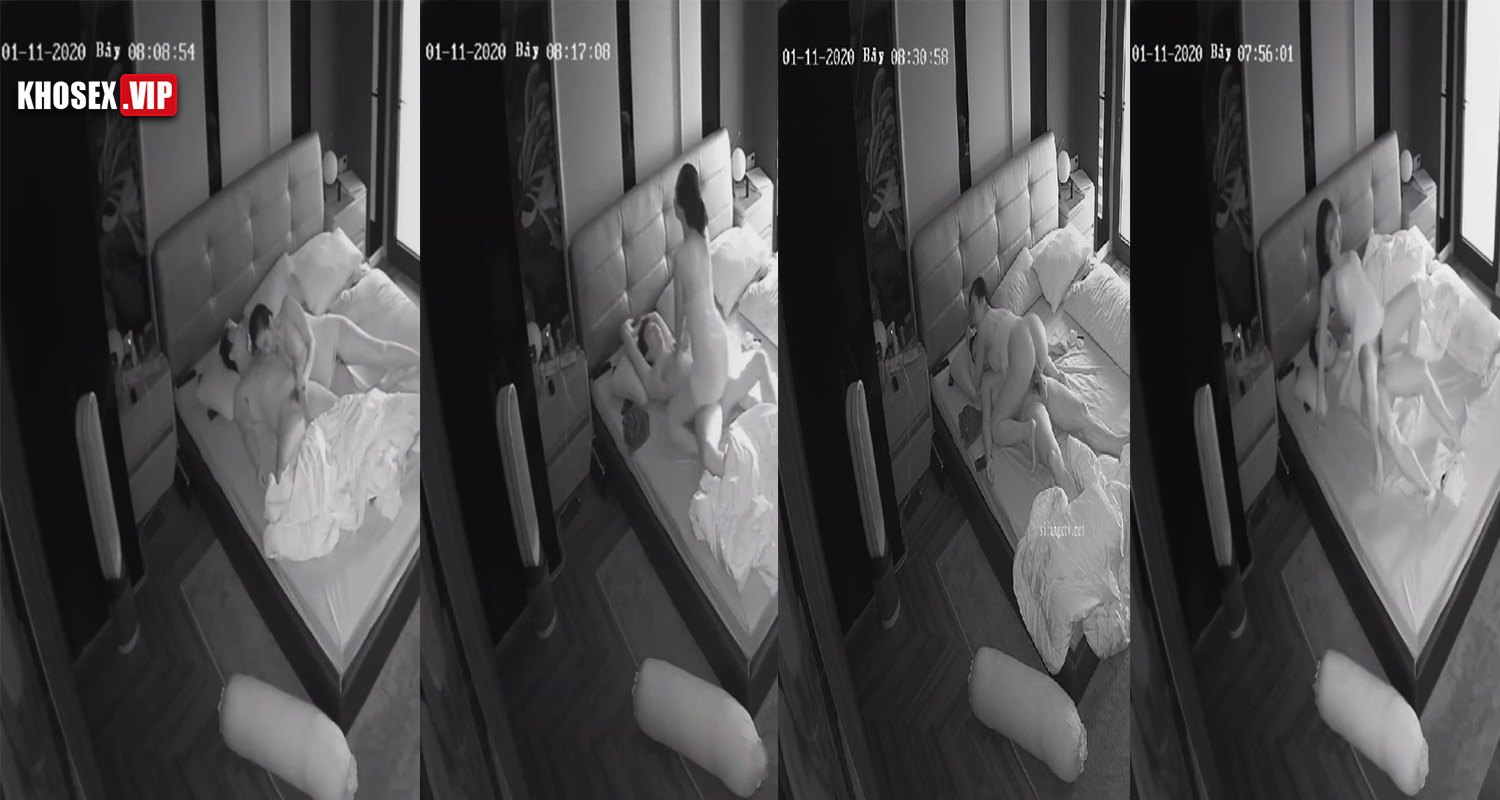 Hack Camera Cặp vợ chồng trẻ vợ vú to thích thủ dâm khi xem phim địt nhau với chồng dập như máy khâu – Phần 2