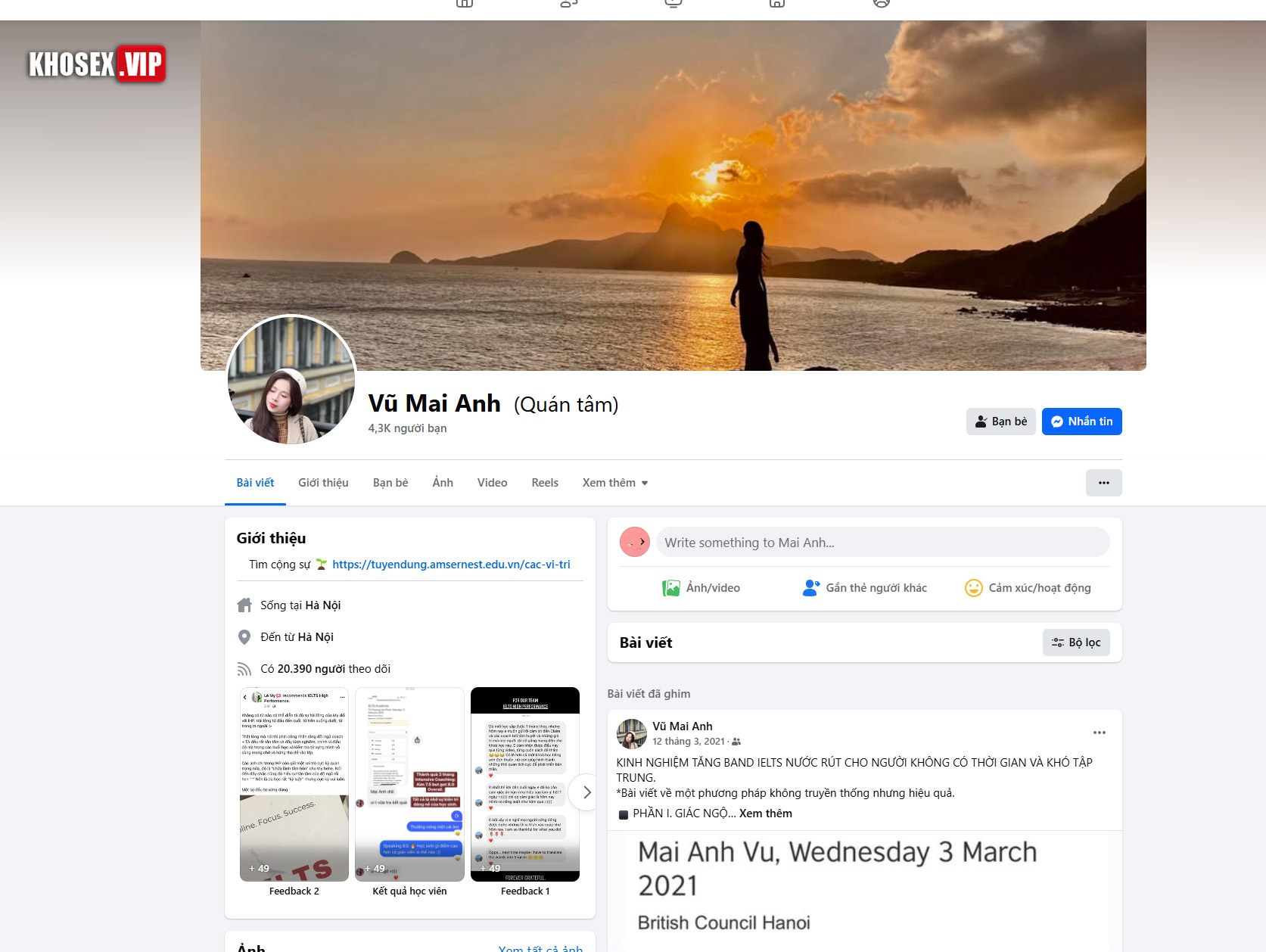 Hack Camera Clip nóng Cô giáo Vũ Mai Anh dạy Tiếng Anh lộ clip sex địt nhau với học viên (Full Clip) - Hình 01