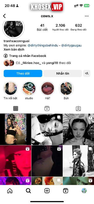 Chịch em gái xăm trổ cool ngầu lên đỉnh ra nhiều dâm thủy - Hình 01