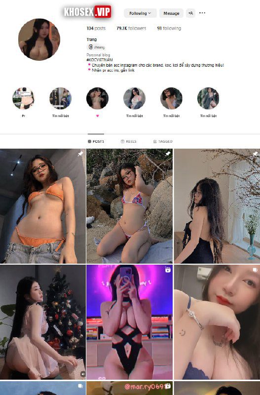 Lộ clip sex địt bé Cheang KOC Instagram - Hình 01