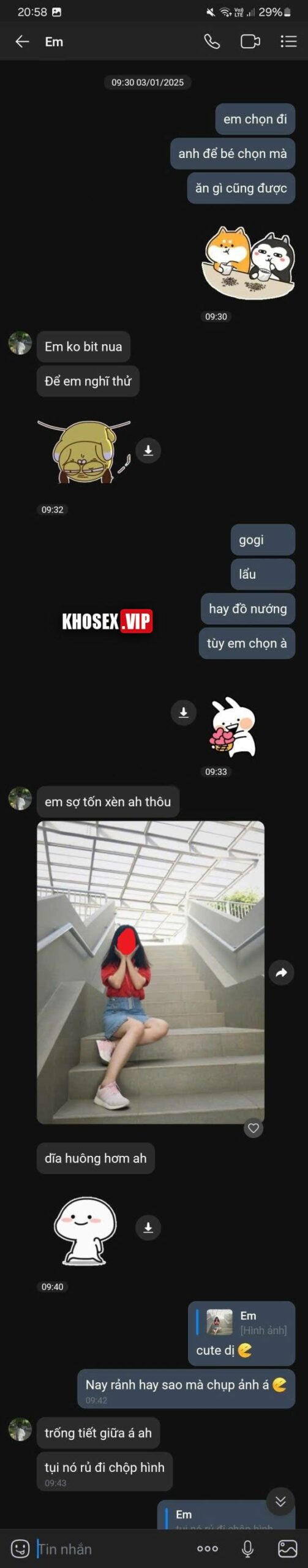 Nắc em sinh viên văn lang non tơ mình dây xuất trong bím - Hình 08