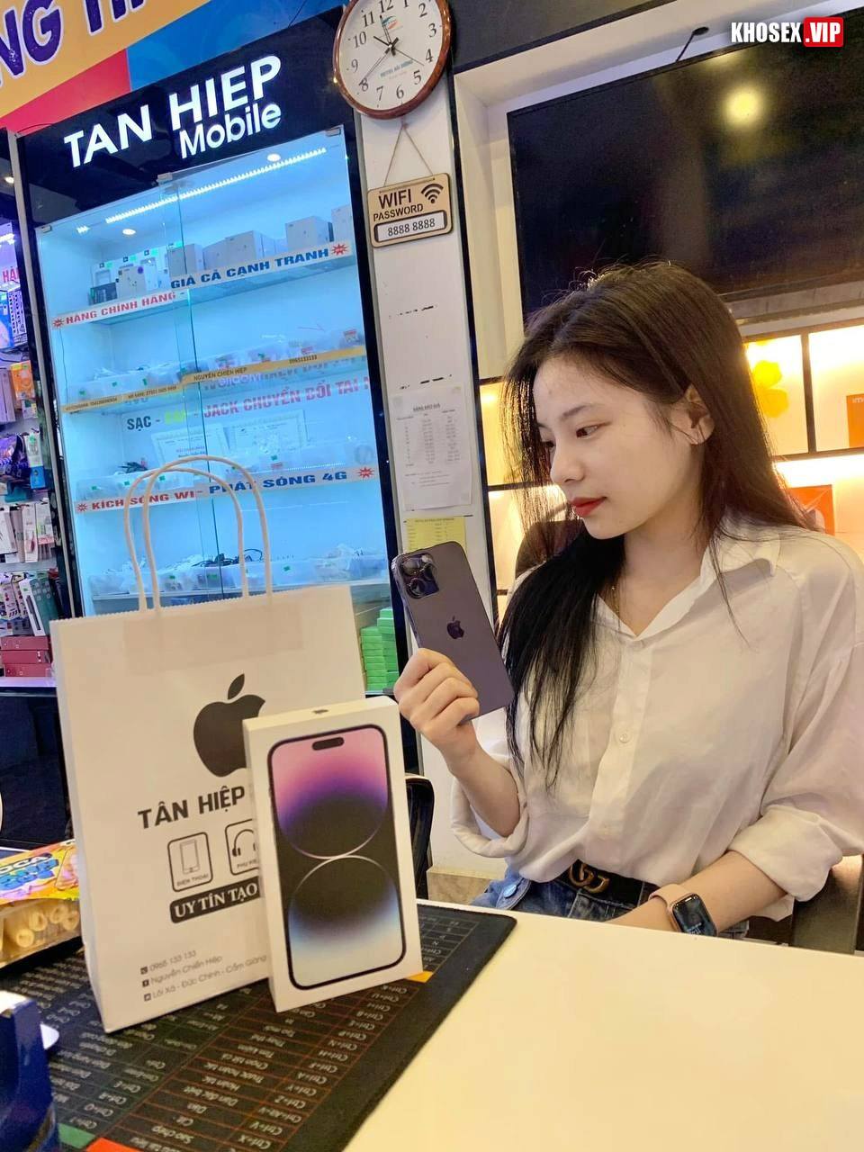 Lộ clip sex Tiktoker Tống Khánh Linh 2k3 Shinhan Hải Dương chịch rên rỉ cực nứng - Hình 01