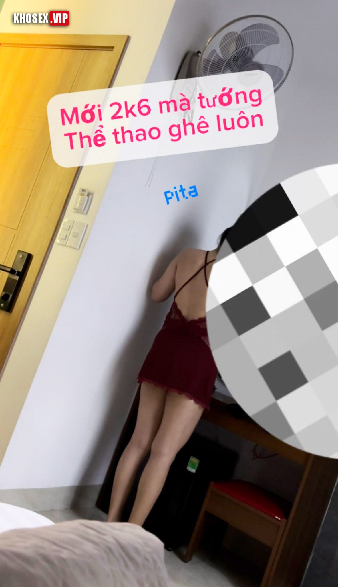 Checker Pita em sinh viên PT 2k6 m7 khoái sưu tầm váy ngủ - Hình 02